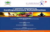 ST NATIONAL CONFERENCE ON Cardiopulmonary Rehabilitation · Dr. Raja Amarnath G (Balaji Medical College & Hospital, Chennai) Dr. Rajaram Anantharaman (Frontier Lifeline Hospital,