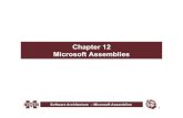 12 Microsoft Assemblies - Mississippi State Universityweb.cse.msstate.edu/~hamilton/7700/lessons/12_Microsoft_Assemb… · Software Architecture – Microsoft Assemblies 4 .NET Goals