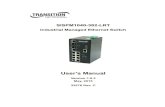33576 C - SISPM1040-382-LRT V1 0-3 User's Manual · SISPM1040-382-LRT Industrial Managed Ethernet Switch User’s Manual Version 1.0.3 May, 2015 33576 Rev. C