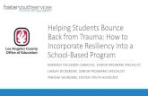 Helping Students Bounce Back from Trauma: How to ...cfyetf.org/summit/2019/fqayt_C6_Helping_Students...Youth Living in Poverty Youth Who Witnessed Domestic Violence Victims of Child