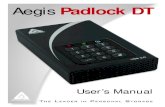 Aegis Padlock DT - B&H Photo · 2015. 8. 4. · Connecting the Aegis Padlock DT 1. Ensure that the power switch on the back of the Aegis Padlock DT is in the OFF position. 2. Connect