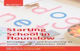 Starting School in - Amazon Web Services · 2020. 1. 27. · childminder, pre‐school, Day Nursery, or school reception class. The admission authority for each school will decide