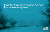 Winter Driving Tips and Advice - Road Safety GB · 3. Planning your journey 4. Checklist for lights, tyres and windscreen 5. Maintenance 6. What to pack On the road 7. Driving conditions