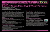 TNBankers.org 2019 Senior Retail Banking Officer … Sr Retail...2019 Senior Retail Banking Officer Forums Session 1: March 20, 2019 Session 2: August 14, 2019 Session 3: November