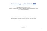 INTERREG IPA CBC Programme Greece The former Yugoslav ... · This Project Manual, is the main reference document for the development of a project proposal and implementation of a