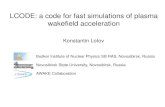 LCODE: a code for fast simulations of plasma ... - DESY · presented by K.Lotov at DESY, Hamburg 10.06.2016. SLAC E-157 experiment, example of the code run . presented by K.Lotov