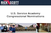 U.S. Service Academy Congressional Nominations · • Congressional Nominations serve as a Letter of Recommendation • Does not serve as an Offer of Appointment • Who can grant