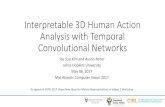 Interpretable 3D Human Action Analysis with Temporal ...tkim60/files/macv2017... · Analysis with Temporal Convolutional Networks Tae Soo Kim and Austin Reiter Johns Hopkins University