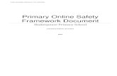 Primary eSafety Framework Document€¦ · The Online Safety Framework Document enables you to collate your responses from the Guidance Document into the appropriate sections. Once
