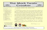 November 2017 The Mark Twain Croaker · Joselyn Munoz (Mercer) Jesse Keenan (Webb) Madison Cleveland (Dunn/Music) Sylis DeThomas & Dasia Givens (Givens/PE Fitness Grams) OVE M B E