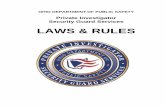 LAWS & RULES - Department of Public Safety | Ohio.gov · 4749.021 Ohio private investigation and security services commission (A)(1) Any individual, including a partner in a partnership,