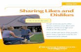 Sharing Likes and Dislikes · 2017. 3. 10. · Sharing Likes and Dislikes Game 151 To get to know each other better, express your likes and dislikes and encourage your child to do