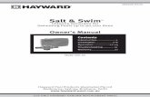 Salt & Swim - hayward-pool-assets.com · The Salt & Swim TM is an automatic chlorine generation system for pool sanitisation. It is designed for swimming pools up to 90,000 litres