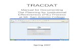 Microsoft Word - SPTracDatManual.doc€¦  · Web viewINTRODUCTION 3 USES OF TRACDAT 3 TRACDAT LOGIN 4 TRACDAT LOGOUT 6 TRACDAT PERMISSIONS 6 TRACDAT NAVIGATION 7 Moving Between