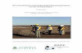 2011 Annual Report of the Regional Bird Monitoring Program ... · the bitumen mining process. Process-affected water The liquid part of tailings ponds. Most of the time the surface