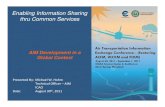 Enabling Information Sharing thru Common Services...AIM Development in a Global Context Presented By: Michael W. Hohm Technical Officer –AIM ICAO Date: August 30 th, 2011 Enabling