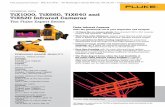 TECHNICAL DATA TiX1000, TiX660, TiX640 and TiX620 Infrared …€¦ · 2 Fluke Corporation TiX1000, TiX660, TiX640 and TiX620 Infrared Cameras: The Fluke Expert Series Detailed specifications