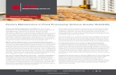 Factory Maintenance in Food Processing: Achieve Greater ... · Factory Maintenance in Food Processing: Achieve Greater Reliability Advanced Technology Services (ATS) has the people,