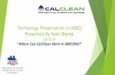 Technology Presentation to ADEQ Presented By Noel Shenoi · Most Cost Effective (Lowest $ / lb. Hydrocarbon Removed) No Capital Or Maintenance Cost Outlays Can Mobilize Quickly and