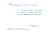 ProScript User Guide - communitypharmacy.scot.nhs.uk · found on the ePharmacy database Withdrawal Pending This status is set manually by the user Withdrawn This status is returned