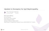 Update in therapies for IgA Nephropathy...IgA nephropathy at high risk of progression Biopsy proven IgA nephropathy eGFR 20-120 mls/min/1.73 m2 Proteinuria > 1g/day after at least