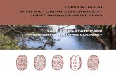 GUNAIKURNAI AND VICTORIAN GOVERNMENT …...4.5 Conservation strategies to deal with threats ..... 133 5 PEOPLE IN THE PARK..... 135 5.1 Traditional Owners connecting with Country.....