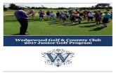 Wedgewood Golf & Country Club 2017 Junior Golf Programfiles.constantcontact.com/bb586eae001/d65fb305-76... · The Wedgewood Golf & Country Club Professionals would like to welcome