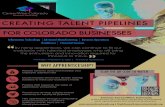 CREATING TALENT PIPELINES FOR COLORADO ......(e.g. onboarding, payroll, risk management). Title Business One-Pager - Updated 11.7 Created Date 11/7/2018 1:22:18 PM ...