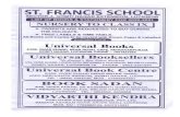 St. Francis School Gomti Nagar, Best School In …ST. FRANCIS SCHOOL SECTOR-4, GOMTI NAGAR EXTENSION, LUCKNOW LIST OF BOOKS & STATIONERY FOR 2020-2021 NURSERY TO CLASS . PARENTS ARE