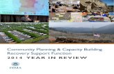 Community Planning & Capacity Building Recovery Support ... 2014 Year in Review… · COMMUNITY PLANNING & CAPACITY BUILDING RECOVERY SUPPORT FUNCTION . OVERVIEW . The Community Planning