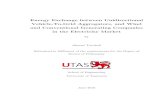 University of Tasmania - Energy Exchange between Unidirectional … · 2016. 11. 9. · Energy Exchange between Unidirectional Vehicle-To-Grid Aggregators, and Wind and Conventional