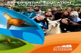 EXPERIENTIAL EDUCATION RaVi esponsible Travel adventure ecuador.pdf · 2019. 5. 14. · EXPERIENTIAL EDUCATION All of our programs include Experiential Education as a main component