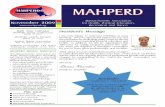 MAHPERD November Newsletter.pdf · FUN CD and “SMART FITNESS WORKOUT” DVD, as well as the “SMART FITNESS, SMART FOODS” CD/Instructional Manual. These music-based resources