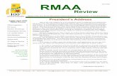 Review - RMAArmaa.ca/+pub/RMAA Review May 2020.pdf · In closing, I am extending gratitude to all the current and former executive, the RMAA membership, ... Municipal Administrators