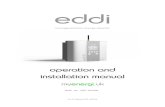 eddi · 2020. 5. 1. · eddi microgeneration energy diverter operation and installation manual myenergi.uk Model No: EDDI-16A1P01 Rev 2.3 February 2019 - ENGLISH