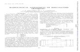 RADIOLOGICAL ASSESSMENT OF RHEUMATOID ARTHRITIS* · Ann. rheum. Dis. (1957), 16, 485. RADIOLOGICAL ASSESSMENT OF RHEUMATOID ARTHRITIS* BY J. H. KELLGREN AND J. S. LAWRENCE Fromthe