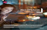 Davy GPS Funds · 2019. 1. 15. · Davy GPS – Reasons to Invest Please note that these funds may not be suitable for you. They do not attempt to cover the investment objectives