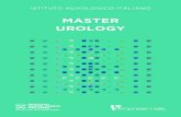 MASTER UROLOGY - IRCCS · More recently, robotic surgery, introduced into the field of urology in 2000 has gradually supplanted many of the laparoscopic procedures due to advancements