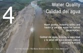 Water Quality Calidad del agua 4 - Wate… · Agua residual tratada / Waste water treated . Líneas / Lines . 299 km . Prospectos / Prospect 142 clientes / customers . 1,386 L/s