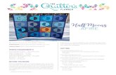 Half Moons AFIRE - The Quilter's Planner · won’t get stitched into the seam, it won’t create a pucker, so any folds beyond the 1/4" stitching line don’t matter. 3. Press the