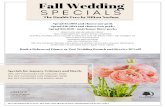 Wedding Promo Spend $5,000 and choose one perk Spend ...€¦ · Title: Wedding Promo Spend $5,000 and choose one perk Spend $10,000 and choose two perks Spend $15,000+ and choose