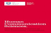 Human Communication Sciences. - University of Sheffield/file/HCSv1.pdf · The University’s Department of Human Communication Sciences is located on the main campus, close to Weston