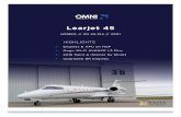 Learjet 45 - storage.googleapis.com · 4/9/2020  · Inspections Inspection Date Completed Interval Remaining Due* A-Phase August 2019 300 HRS / 12 MOS 115 HRS August 2020 B-Phase
