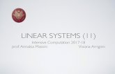 LINEAR SYSTEMS (11) - uniroma1.ittwiki.di.uniroma1.it/.../2018-Lecture8-Arrigoni-LinSys2.pdfDirect method to solve linear systems, Ax=b. If A is symmetric and positive-deﬁnite, it