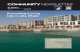Promoting Luxury Life in Abu Dhabiou.khidmah.com/newsletters/issue9/Al Zeina Community Newsletter … · Life in Abu Dhabi INSIDE THIS ISSUE Greetings 2 Al Zeina News 4 ... Remove