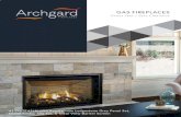 Direct Vent / Zero Clearance · mounted over the fireplace.* Without I.H.E.A.T. Cooler room air enters the fireplace and is warmed by the panoramic wall-to-wall flame. The warm air
