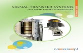 SIGNAL TRANSFER SYSTEMS - MERSEN · for Wind Power Generators . TECHNICAL GUIDE. Signal Transfer Systems: Electric Interface to the Nacelle. Electric rotor blade positioning mechanisms,