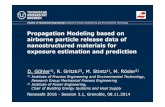 Propagation Modeling based on airborne particle release ... · Aerosol Technology - Properties, Behavior, and Measurement of airborne particles. John Wiley & Sons Inc., New York,