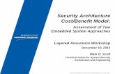 Security Architecture Cost/Benefit Model · and network security is the ability to build and deploy truly bulletproof systems having verifiable protection. And this remains the most