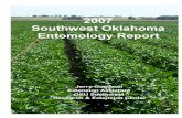 southwest entomology report 2007 October 3, 2007croptrials.okstate.edu/cotton/sw-oklahoma-entomology...3 Entomology Activities Insect monitoring is a key component in a successful